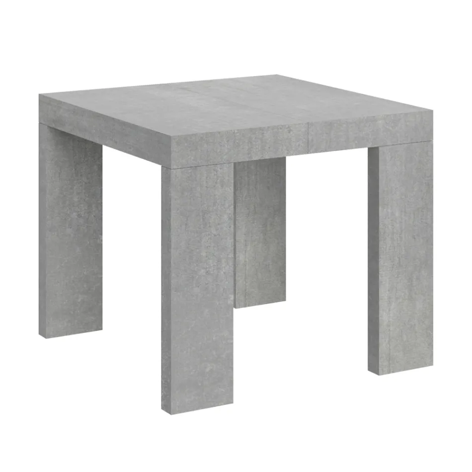 Mesa extensible hasta 246 cm en micropartículas de madera Made in Italy - Árbol Viadurini