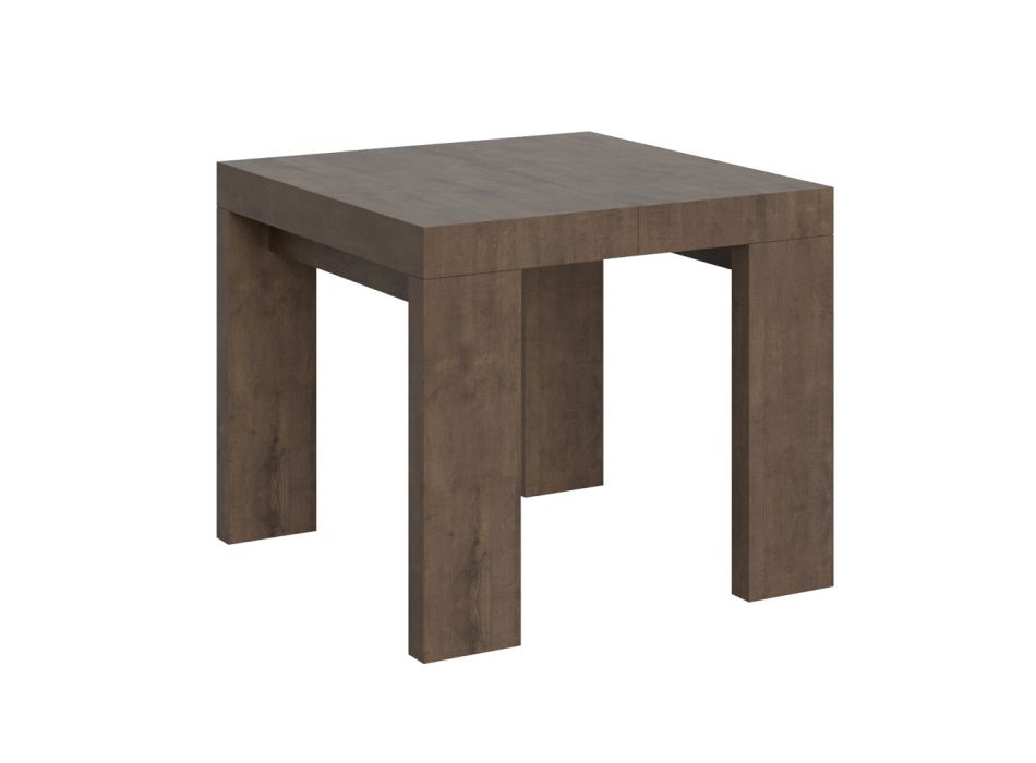 Mesa extensible hasta 246 cm en micropartículas de madera Made in Italy - Árbol Viadurini