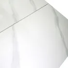 Mesa extensible 260 cm en metal y piedra sintética - Underwater Viadurini