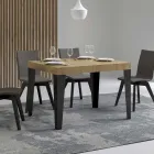Mesa extensible hasta 284 cm en diferentes medidas y acabados Made in Italy - Playa Viadurini
