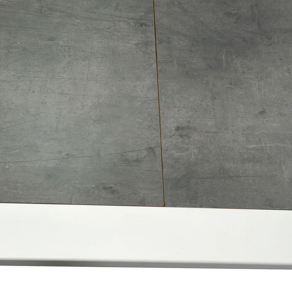 Mesa extensible 300 cm en aluminio con inserto HPL - Righello Viadurini