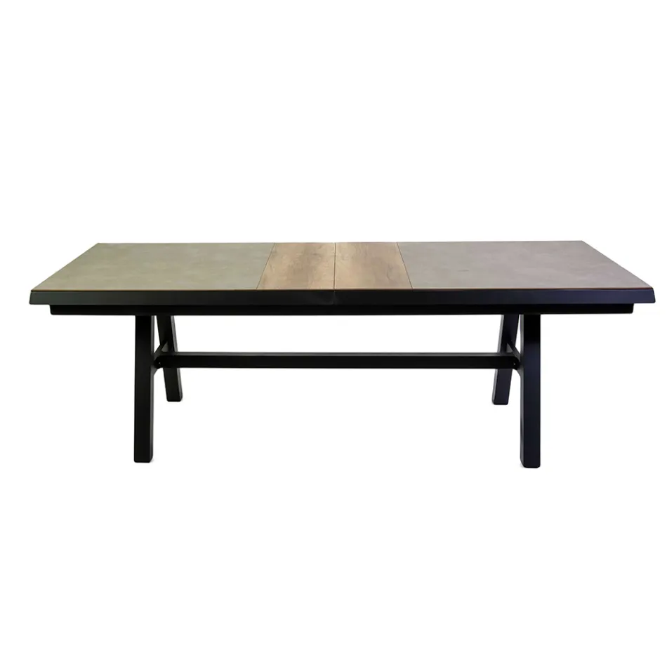 Mesa Extensible 303 cm en Aluminio con Tablero HPL - Righello Viadurini