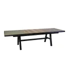 Mesa Extensible 303 cm en Aluminio con Tablero HPL - Righello Viadurini