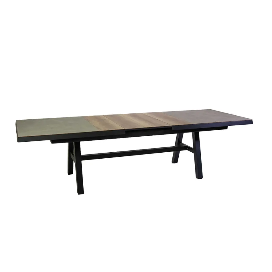 Mesa Extensible 303 cm en Aluminio con Tablero HPL - Righello Viadurini