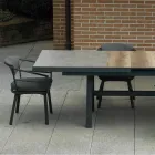 Mesa Extensible 303 cm en Aluminio con Tablero HPL - Righello Viadurini