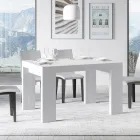 Mesa extensible hasta 440 cm en micropartículas de madera Made in Italy - Árbol Viadurini