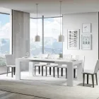 Mesa extensible hasta 440 cm en micropartículas de madera Made in Italy - Árbol Viadurini