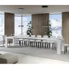 Mesa extensible hasta 440 cm en micropartículas de madera Made in Italy - Árbol Viadurini