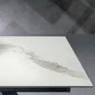 Mesa extensible con extensión lateral en vitrocerámica - Aperol Viadurini