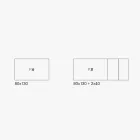 Mesa Extensible con Patas de Metal Blanco y Tapa de Melamina - Shaila Viadurini