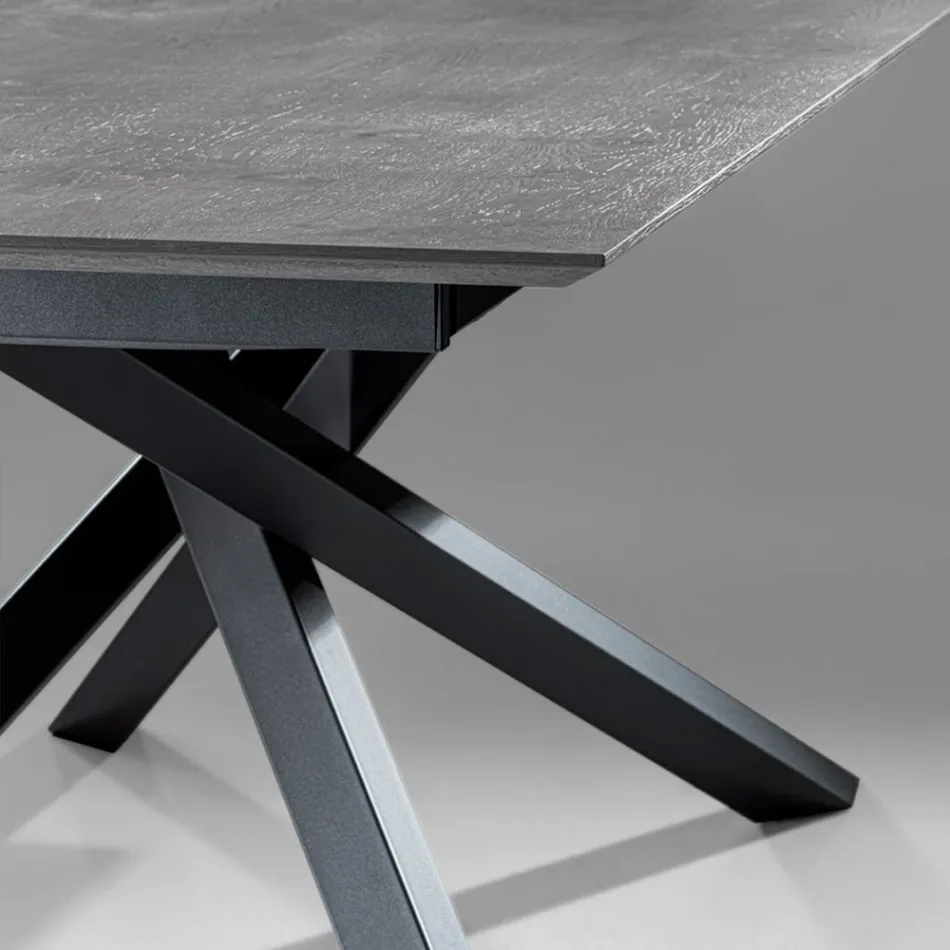 Mesa Extensible con Patas S70 Made in Italy - Sagi Viadurini
