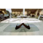 Mesa extensible de 180 a 260 cm en gres porcelánico sinterizado con acabado Pandora - Orion Viadurini