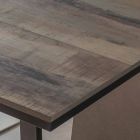 Mesa de comedor extensible en madera y metal hasta 280 cm - Gallotto Viadurini