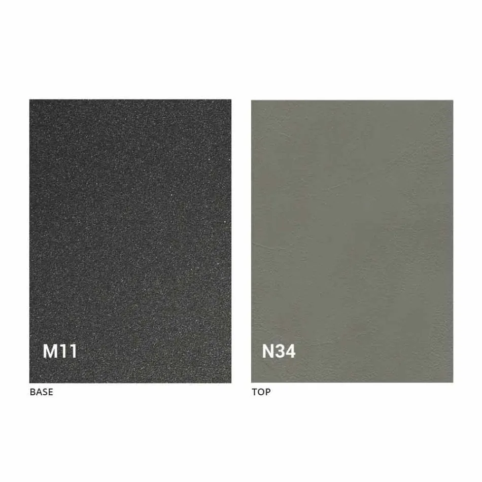 Mesa de comedor extensible en madera y metal hasta 280 cm - Gallotto Viadurini