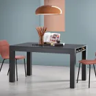 Mesa de salón extensible en melamina Made in Italy - Ondine Viadurini