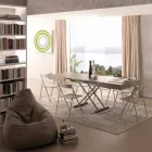 Mesa extensible Gilmore de mesa de centro a mesa de comedor Viadurini