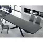 Mesa extensible hasta 14 plazas en madera contrachapada Made in Italy - Grotta Viadurini
