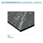 Mesa Extensible Hasta 180 cm Redonda Hpl Laminado Made in Italy - Bastiano Viadurini