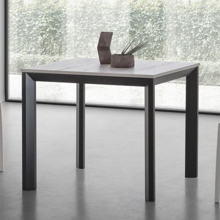Mesa Cuadrada Extensible Hasta 232 cm en HPL Made in Italy - Filiberto Viadurini