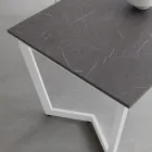 Mesa Extensible Hasta 238 cm en Metal y Hpl Made in Italy - Pablito Viadurini