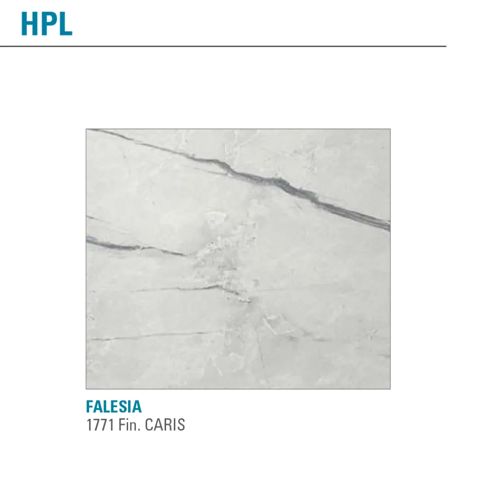 Mesa Extensible Hasta 238 cm Metal y Hpl Coloreado Made in Italy - Pablito Viadurini