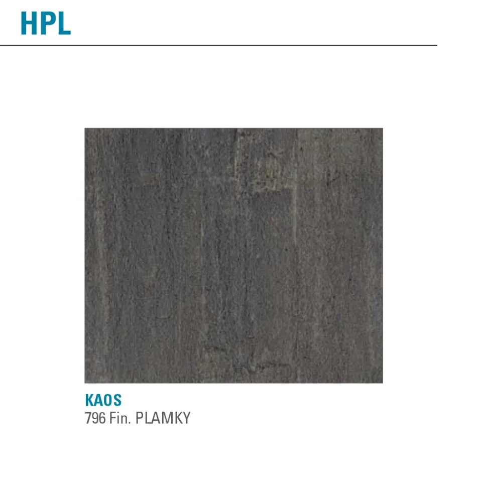 Mesa Extensible Hasta 238 cm Metal y Hpl Coloreado Made in Italy - Pablito Viadurini