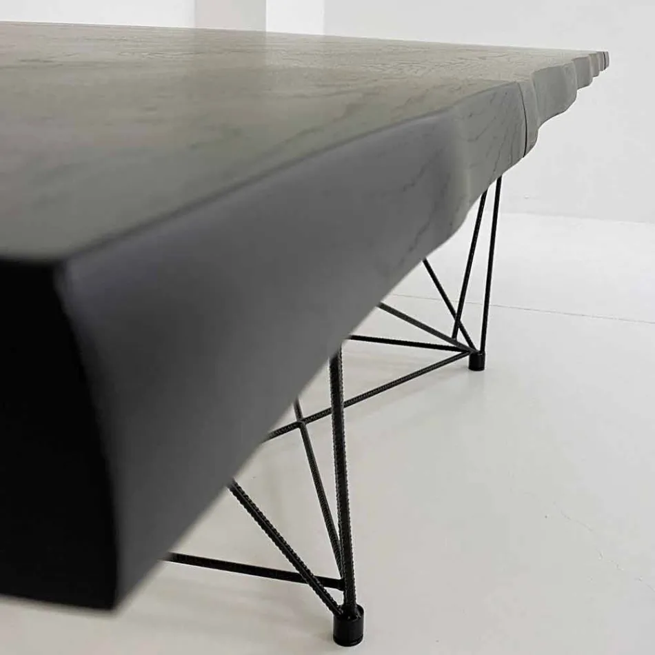Mesa extensible hasta 300 cm en madera chapada Made in Italy – Ezzellino Viadurini