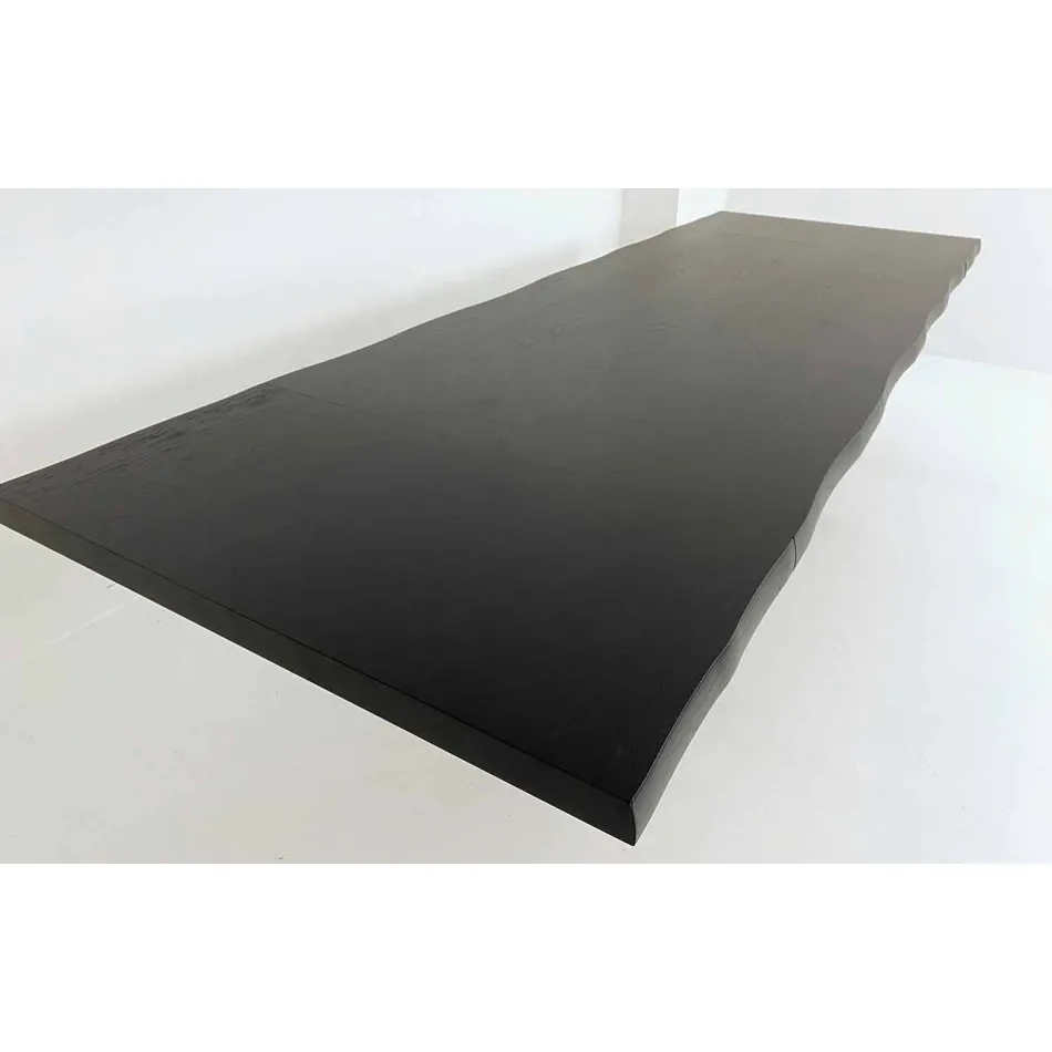 Mesa extensible hasta 300 cm en madera chapada Made in Italy – Ezzellino Viadurini