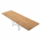 Mesa extensible hasta 300 cm en madera chapada Made in Italy – Ezzellino Viadurini