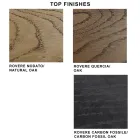 Mesa extensible hasta 300 cm en madera chapada Made in Italy – Ezzellino Viadurini