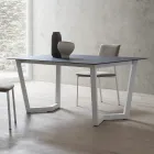 Mesa Extensible Hasta 300 cm Sobre Laminado HPL Made in Italy - Bastiano Viadurini