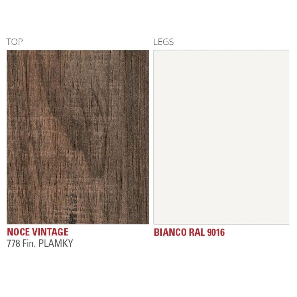 Mesa extensible hasta 240 cm con tapa de HPL Made in Italy - Fantástica Viadurini