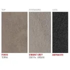 Mesa extensible hasta 240 cm con tapa de Laminam Made in Italy - Maltés Viadurini