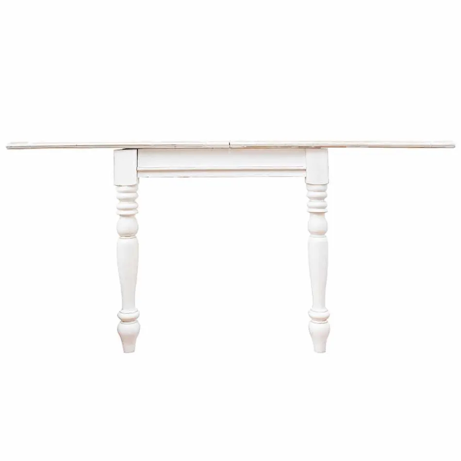 Mesa Extensible Hasta 240 cm en Madera de Mango y Mdf Homemotion - Tongo Viadurini