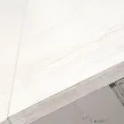 Mesa extensible de hasta 255 cm en madera y metacrilato, fabricada en Italia - Elide Viadurini