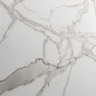 Mesa Extensible Hasta 280 cm en Acero y Cristal Cerámico Mate - Viterbo Viadurini