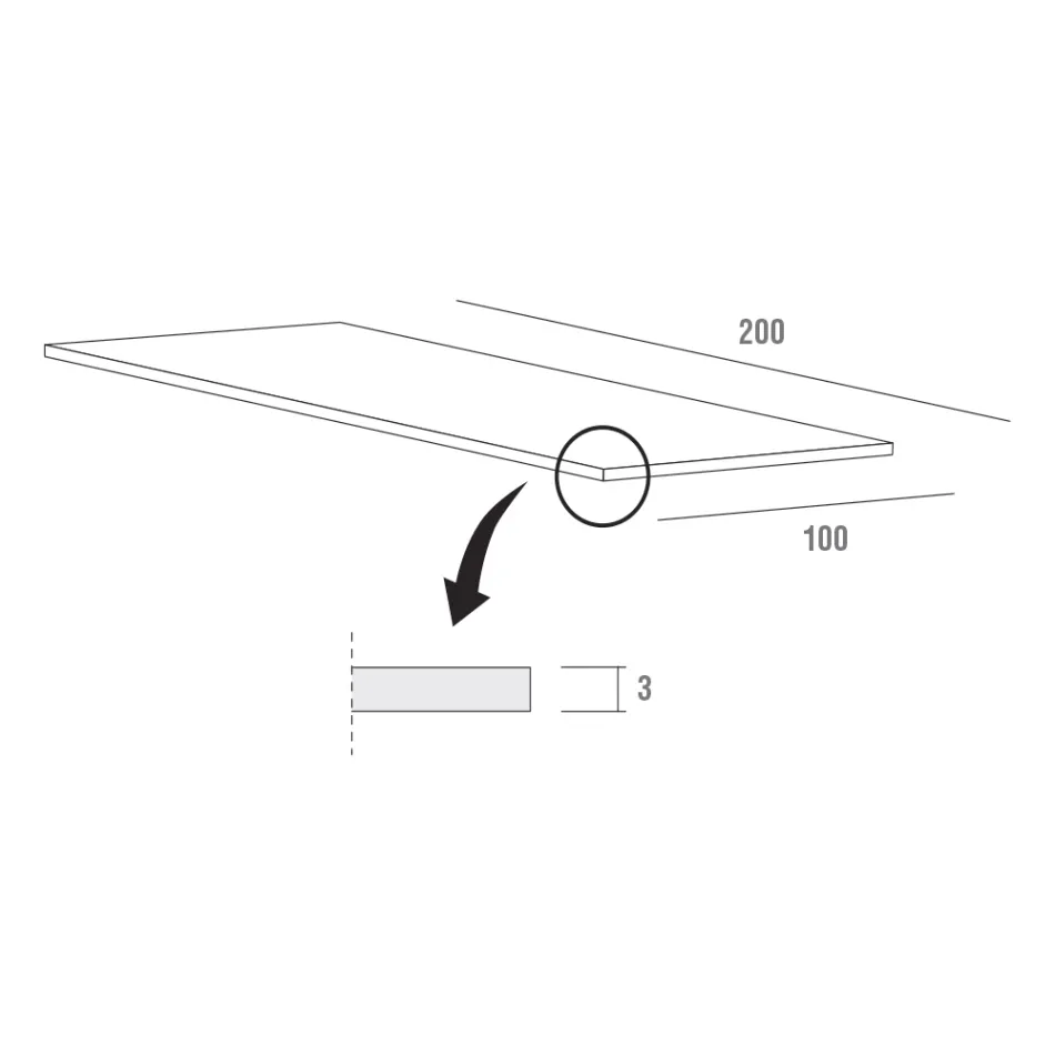 Mesa extensible hasta 280 cm en Fenix Made in Italy, Precious - Aresto Viadurini