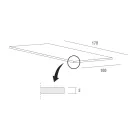 Mesa extensible hasta 280 cm en Fenix Made in Italy, Precious - Aresto Viadurini