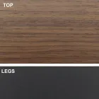 Mesa extensible hasta 300 cm con tapa chapada Made in Italy - Grotta Viadurini