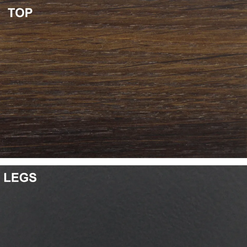 Mesa extensible hasta 300 cm con tapa chapada Made in Italy - Grotta Viadurini