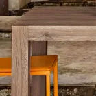 Mesa extensible hasta 300 cm moderna de melamina diseño Oky Viadurini