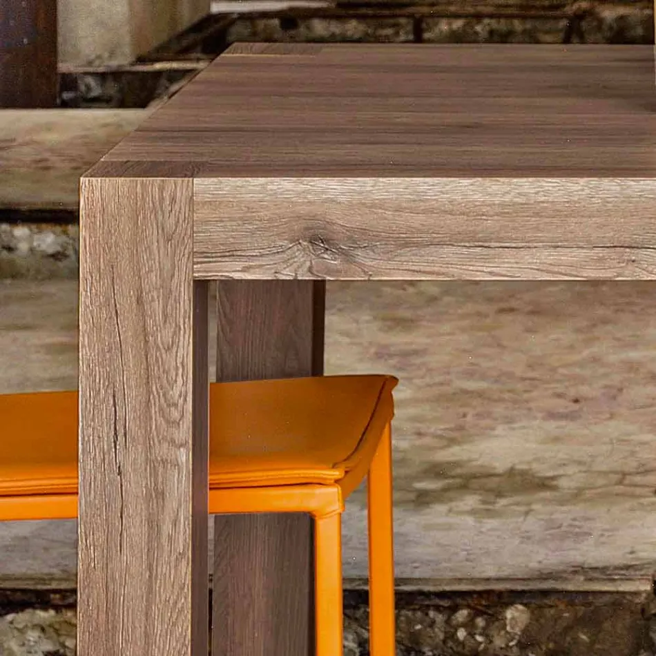 Mesa extensible hasta 300 cm moderna de melamina diseño Oky Viadurini