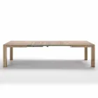 Mesa extensible hasta 300 cm moderna de melamina diseño Oky Viadurini