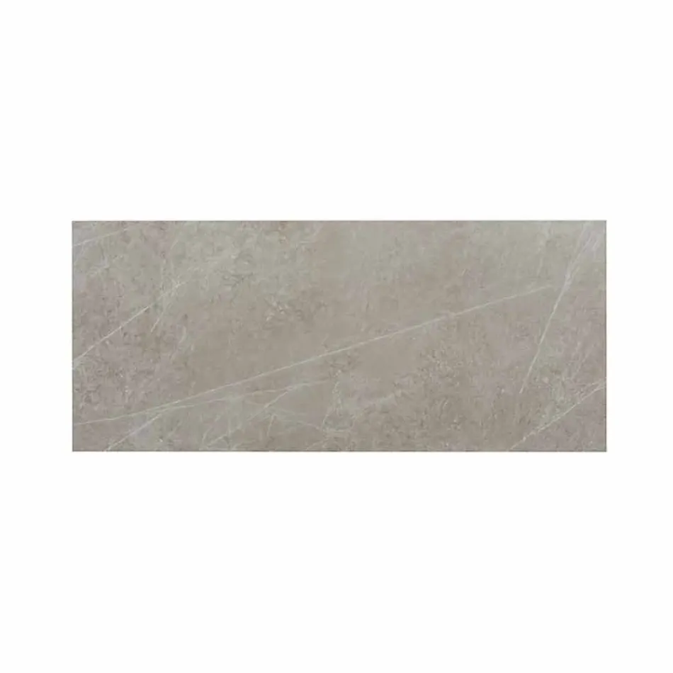 Mesa extensible hasta 300 cm en cerámica y patas de madera - Ipanemo Viadurini