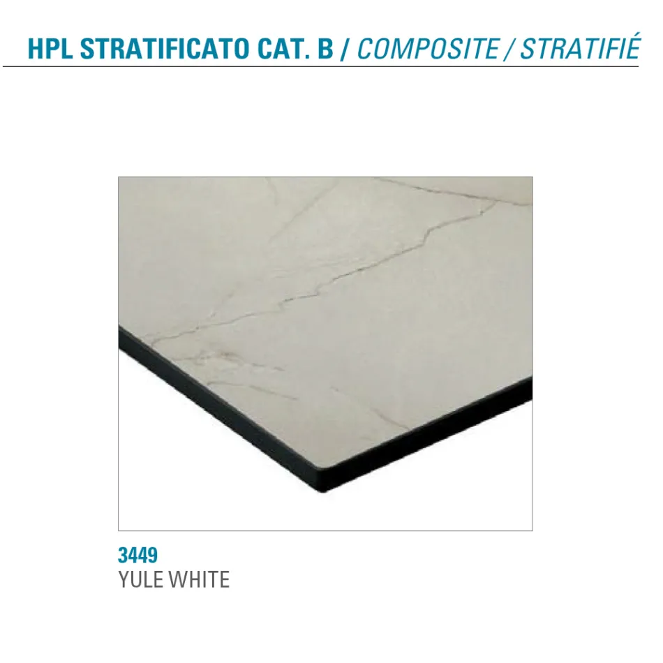 Mesa Extensible Hasta 300 cm en HPL Estratificado Made in Italy - Bastiano Viadurini