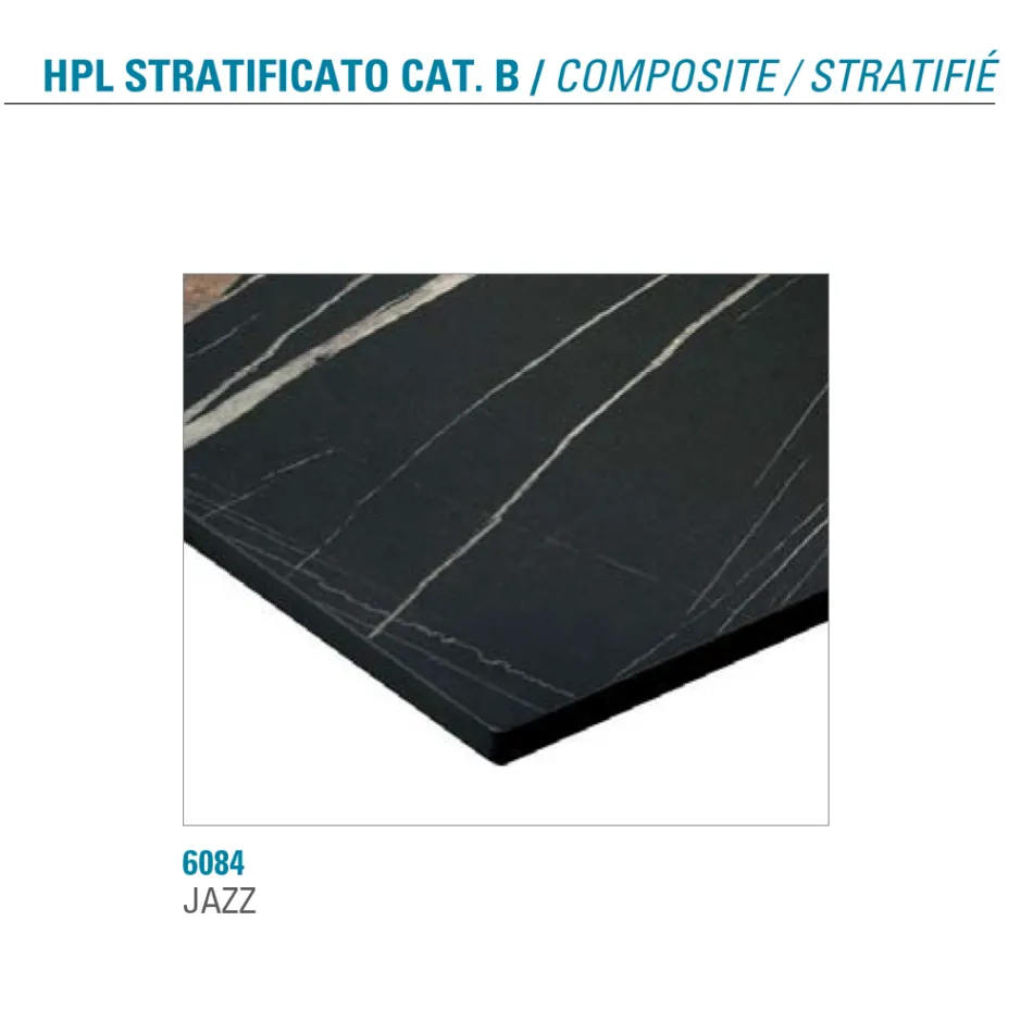 Mesa Extensible Hasta 300 cm en HPL Estratificado Made in Italy - Bastiano Viadurini