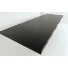 Mesa Extensible hasta 300 cm en Madera Chapada y Vidrio - Lágrima Viadurini