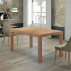 Mesa Extensible hasta 470 cm en Madera Chapada Made in Italy – Gordito Viadurini