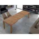 Mesa Extensible hasta 470 cm en Madera Chapada Made in Italy – Gordito Viadurini