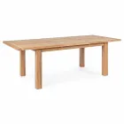 Mesa extensible de diseño de jardín de madera para 6 personas Homemotion - Hunter Viadurini